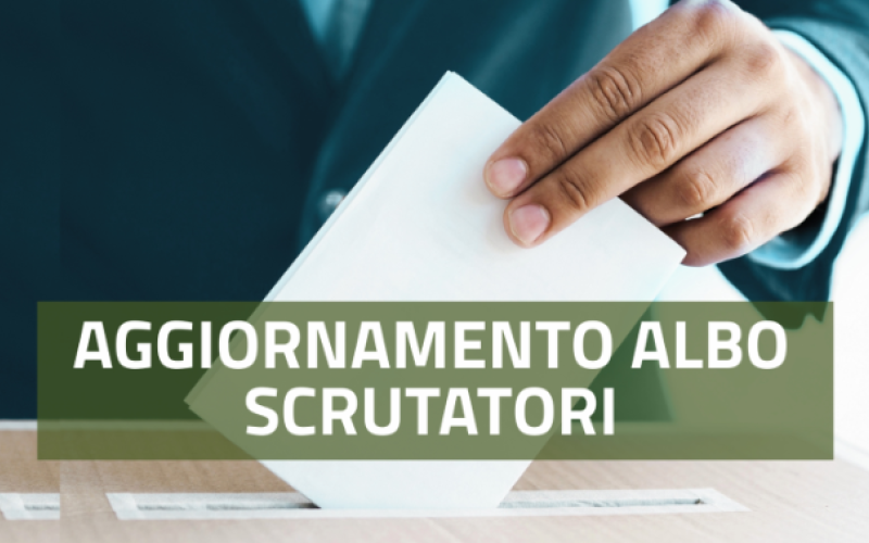 Immagine per la notizia ' Aggiornamento dell'albo unico comunale degli scrutatori dei seggi elettorali.'